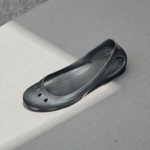 Crocs Kadee Black Ballet Flats Comfort Shoes Slingback Size 11